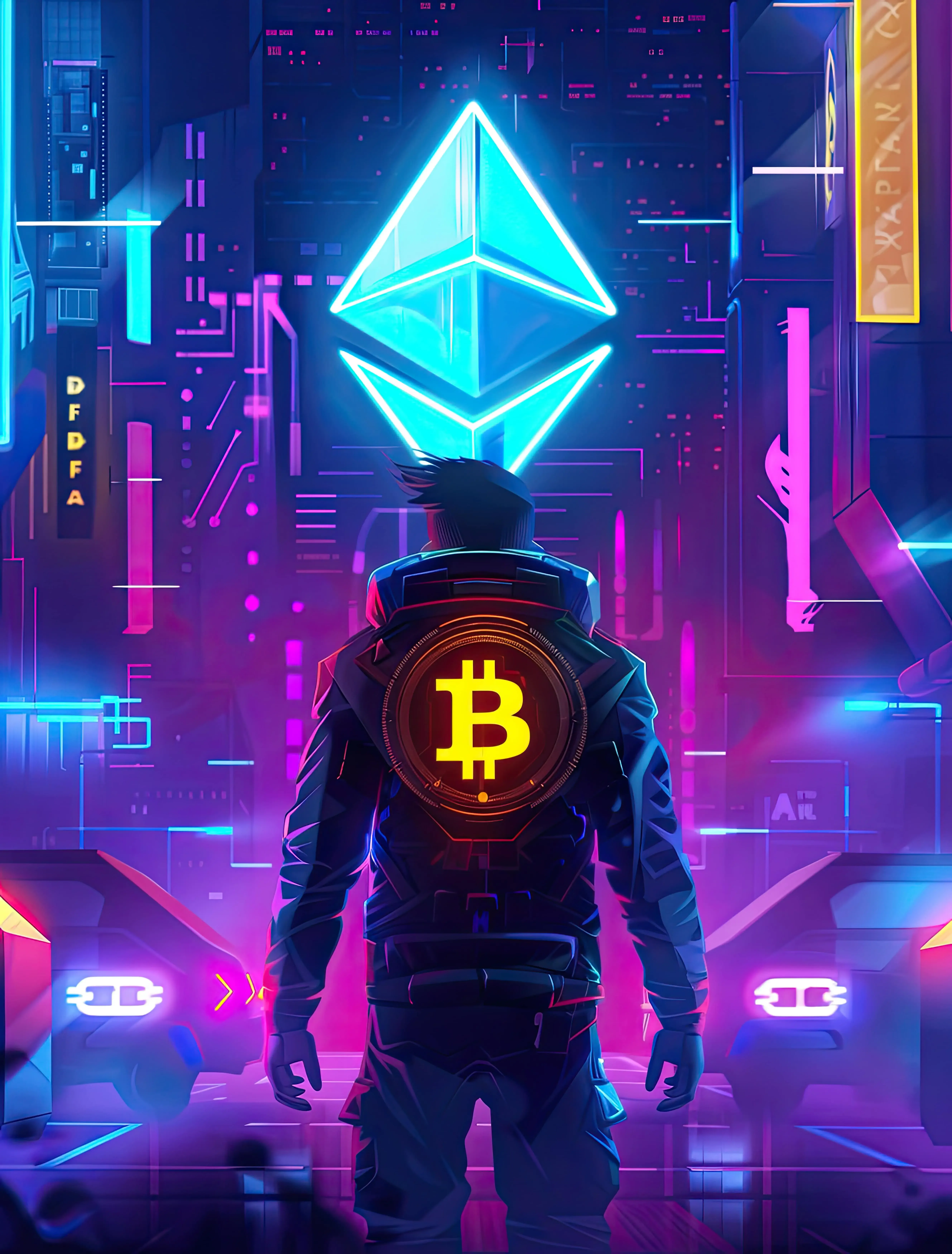 Crypto trading illustration